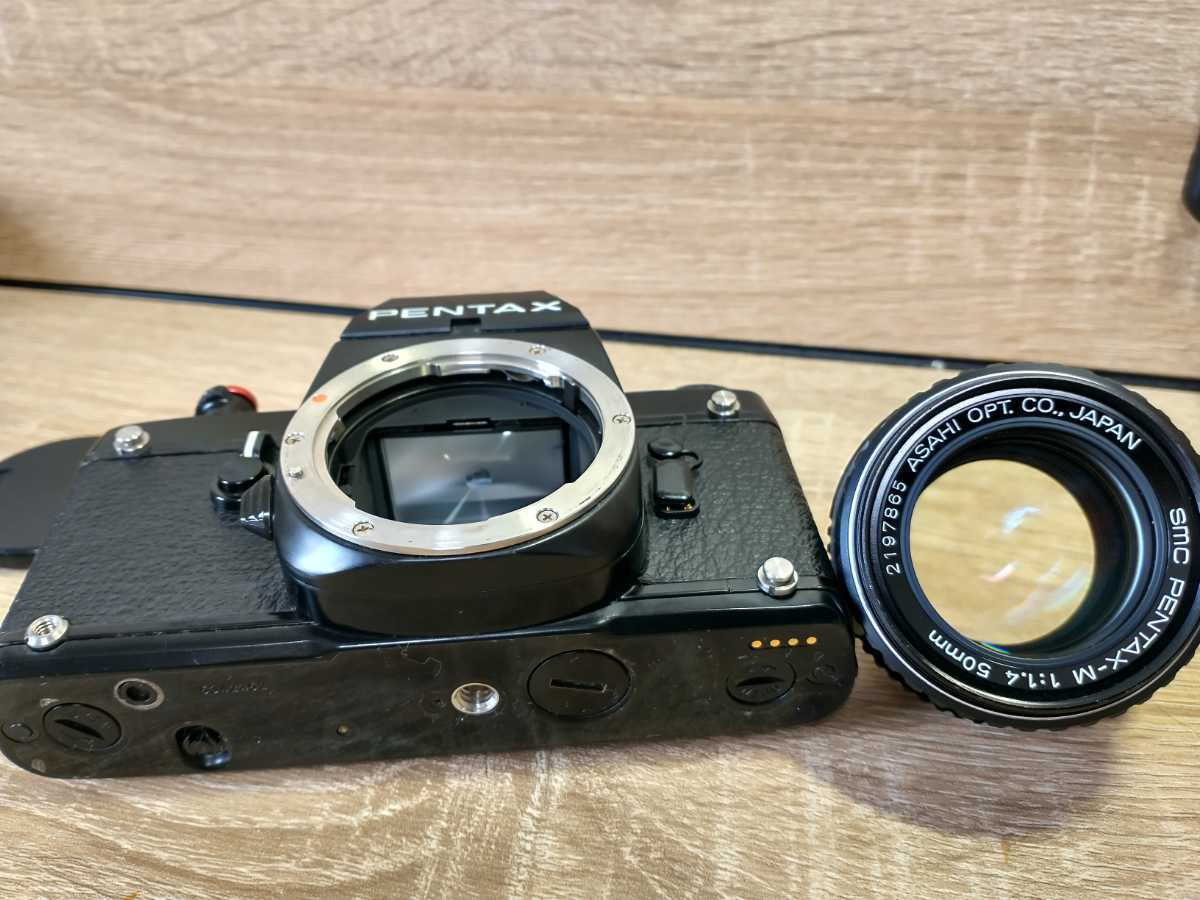 PENTAX LX 後期型＋PENTAX-M 50mm f1.4 大口径単焦点レンズ 外観綺麗 各部動作良好 レンズ光学良好 ペンタックス 一眼レフカメラ _画像7