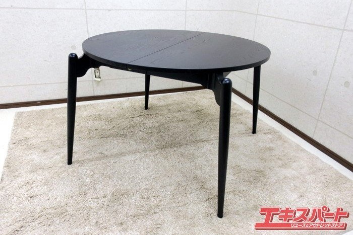 極美品 moda en casa/モーダ・エン・カーサ　WOODPECKER TABLE/ウッドペッカーテーブル　オーク材　伸長式/ダイニングテーブル 18万円_画像1