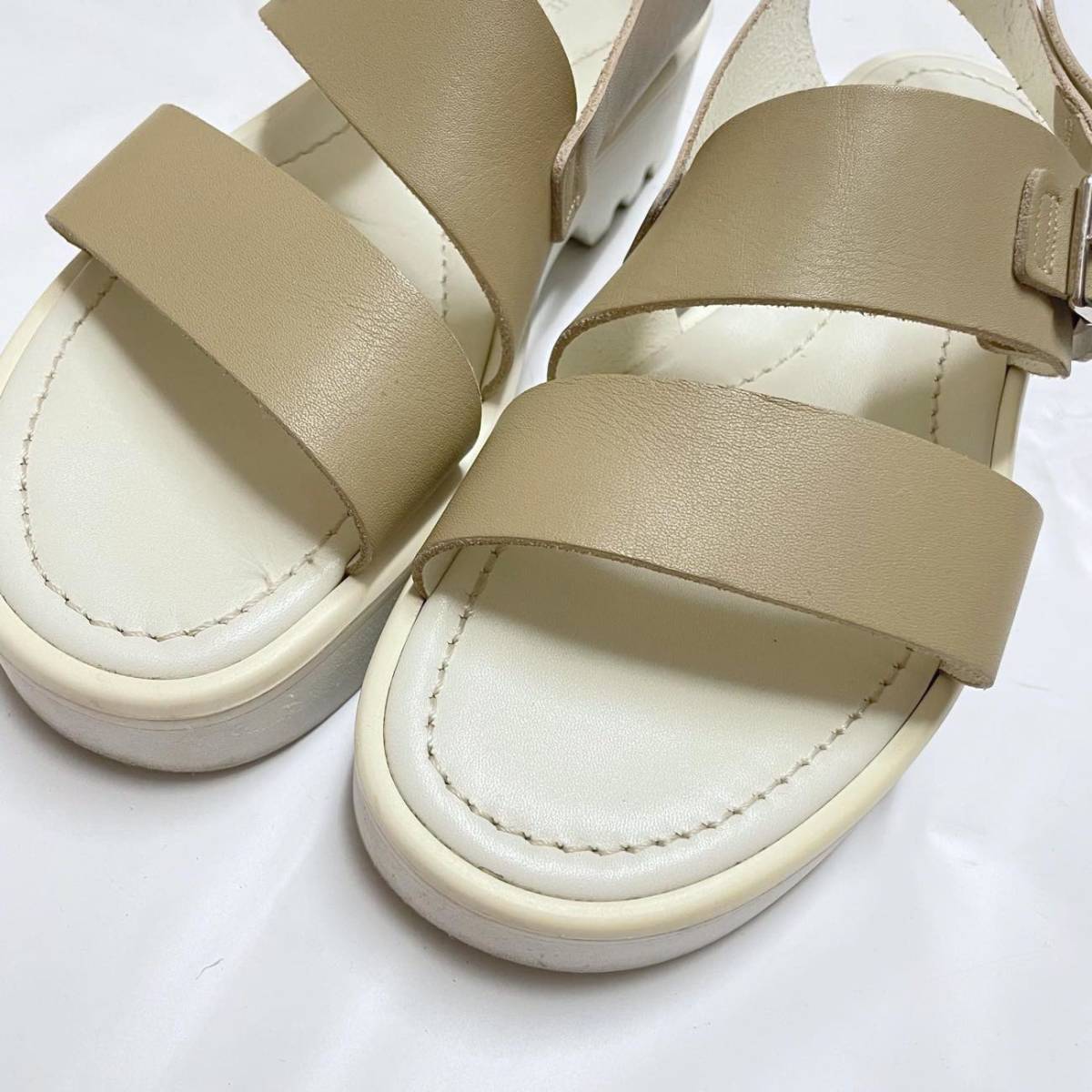 FOOT THE COACHERo- Rally специальный заказ 20 год весна лето ремень сандалии кожа обувь обычная цена 46,200 иен 8.5(26.5cm) foot The Coach .- кожа обувь мужской 