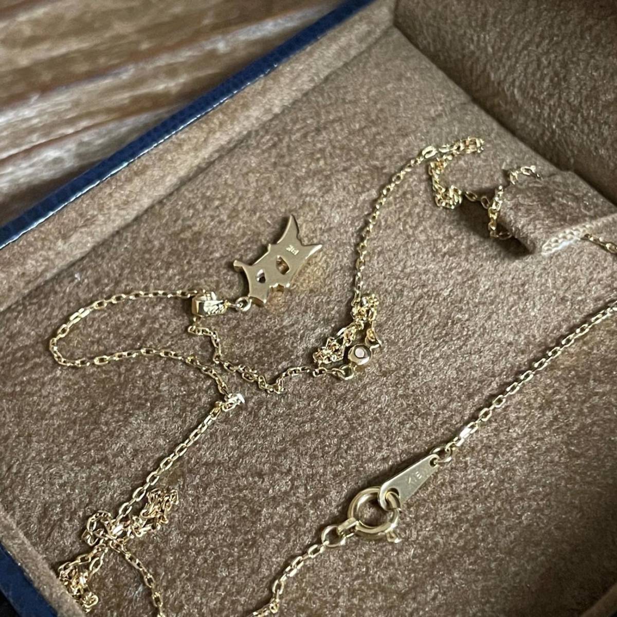 美品 Loree Rodkin ダイヤモンドネックレス 定価118,800円 イニシャルH