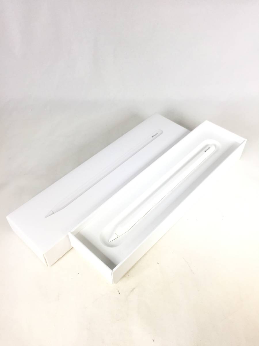 【極美品】Apple Pencil アップルペンシル 第2世代 MU8F2J/A A2051 タッチペン iPad Pro iPad Air iPad mini タブレット ホワイト_画像1
