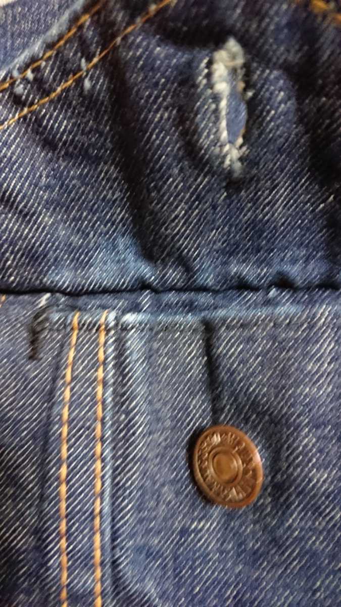 希少 60s Levi's 70505 0217 BIGE 36 小パッチ オリジナル タテ落ち G