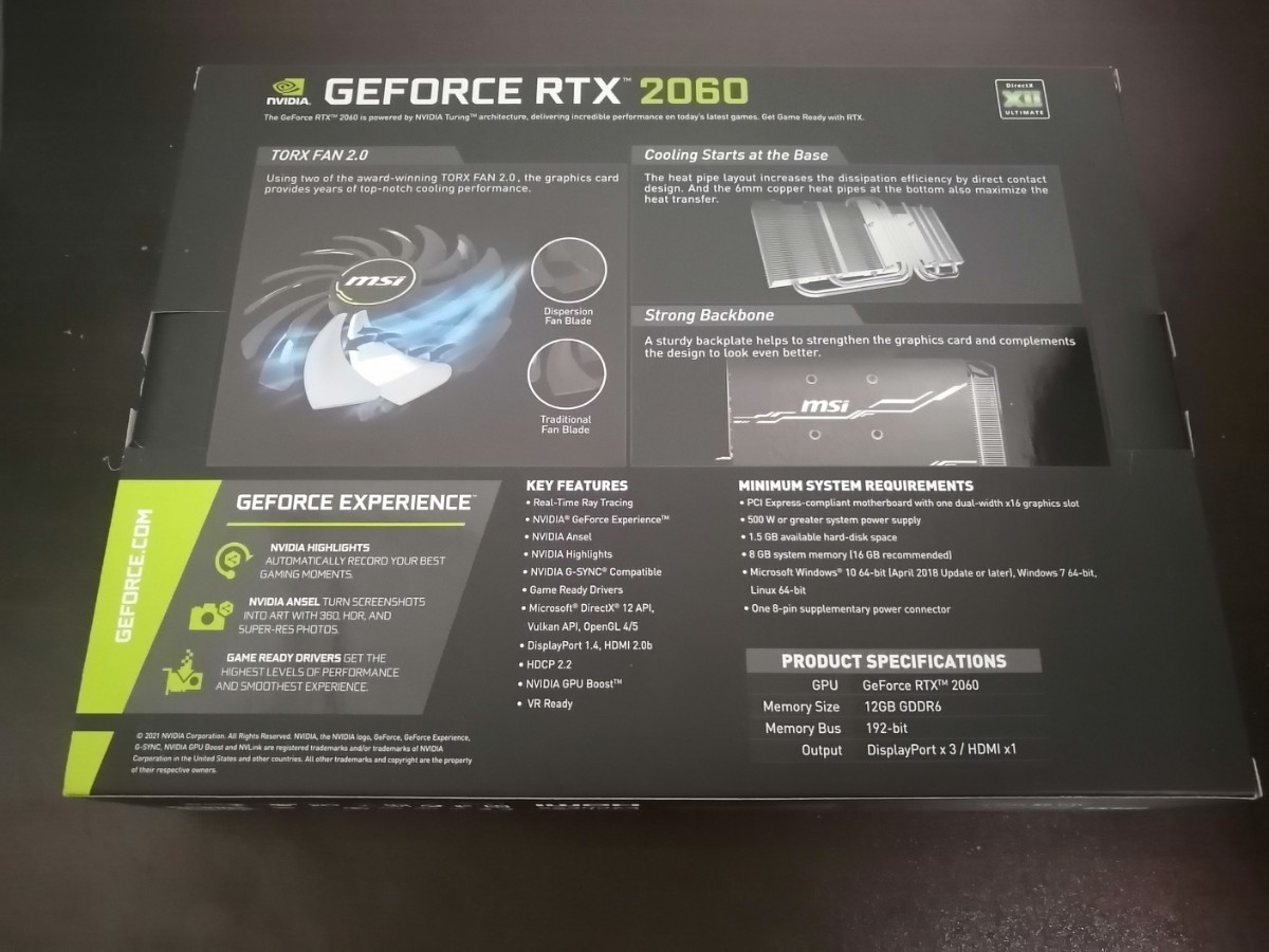 新品未開封】GeForce RTX 2060 VENTUS 12G castlehomeimprovements.co.uk