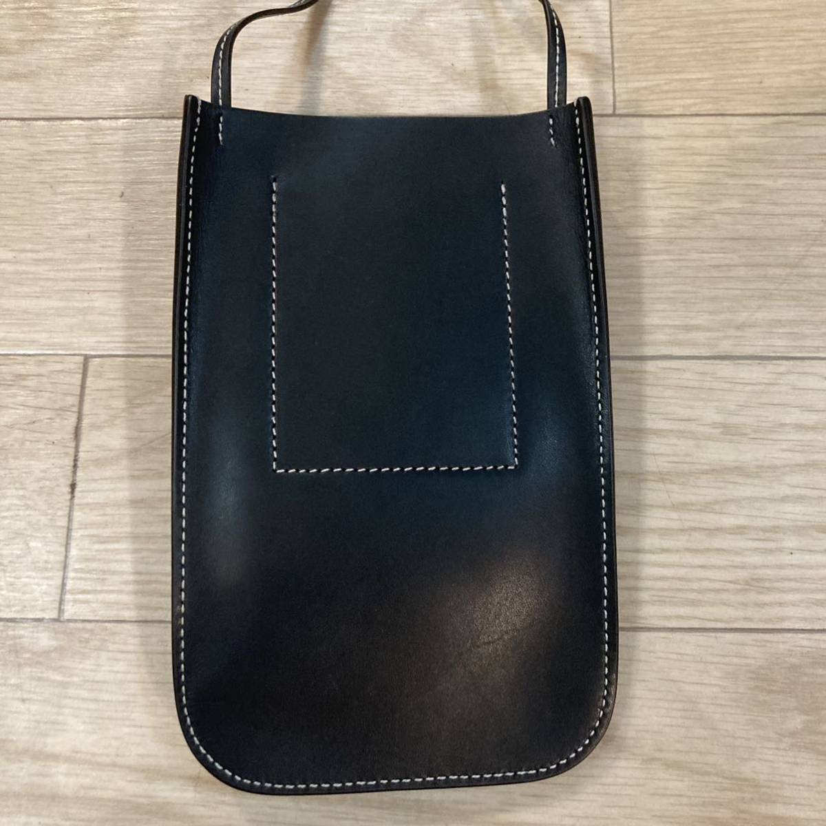22SS jil sander phone ポーチ スモールレザーバッグ/新品(ショルダー