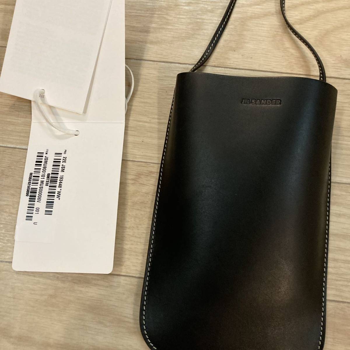 22SS jil sander phone ポーチ スモールレザーバッグ/新品(ショルダー
