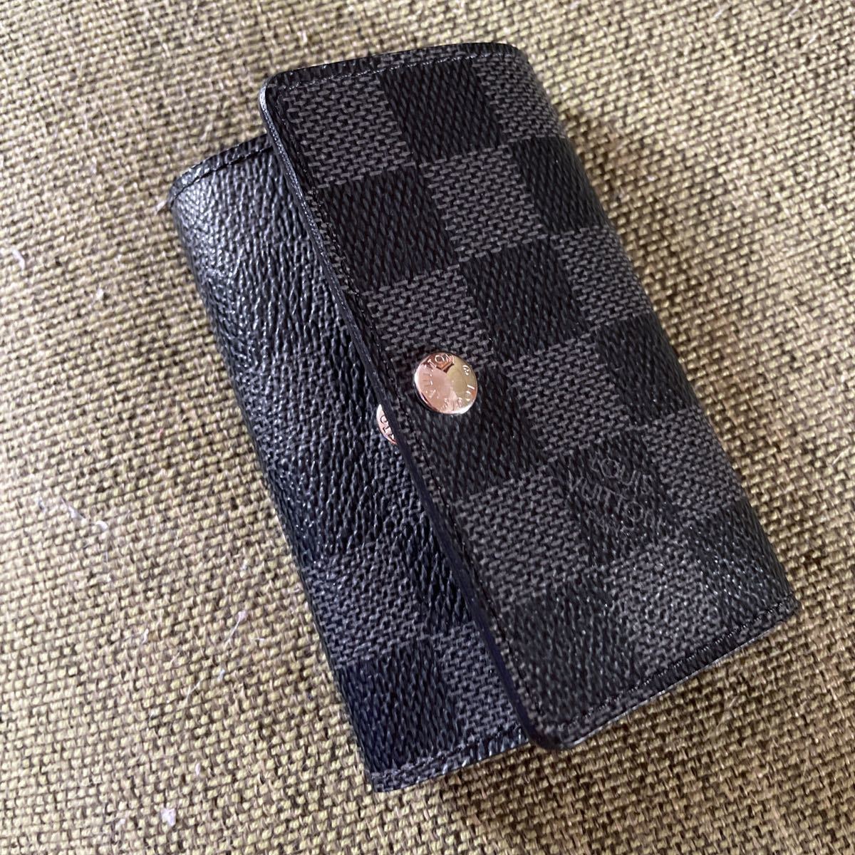 代引き人気 小物送料無料 LOUIS VUITTON ダミエグラフィット ミルティクレ 6連 キー