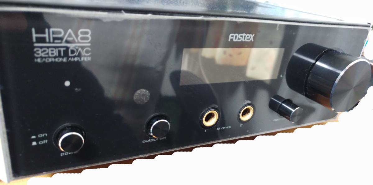 美品】フォステクス FOSTEX ヘッドホンアンプ HP-A8 32bit DAC内蔵