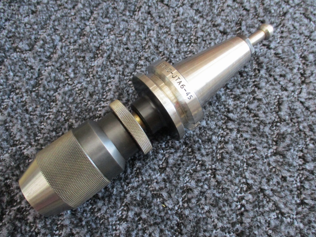 中古 NIKKEN 日研 ALBRECHT 13mm ドリルチャック付き ジャコブステーパアーバー BTシャンク BT40-JTA6-45 _画像2