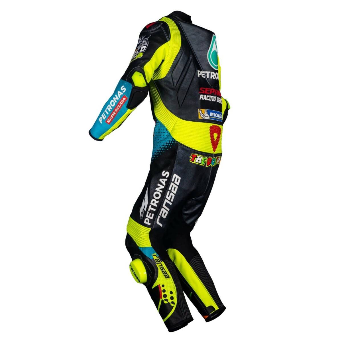 海外 送料込み 　高品質　バレンティーノ・ロッシ　VR46 レーシングレザースーツ　MOTOGP サイズ各種　レプリカ　27_画像4