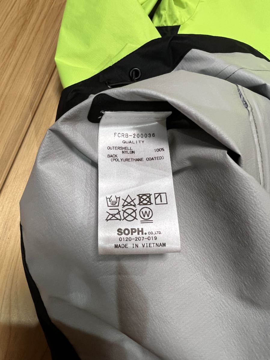 新品未使用 FCRB 20SS RAIN JACKET サイズL イエロー マウンテン