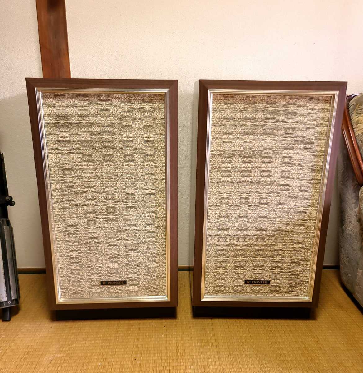  beautiful goods *Pioneer Pioneer CS-92 speaker 2 pcs. set 1960 period Vintage that time thing operation goods pair system 