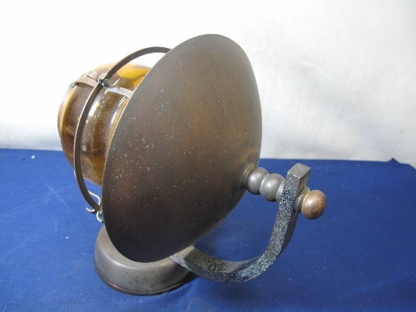 真鍮製　アンティークランプ （729）高さ３０ｃｍ　重量２．５ｋｇ　レトロ　街灯　ライト　壁　玄関_画像9