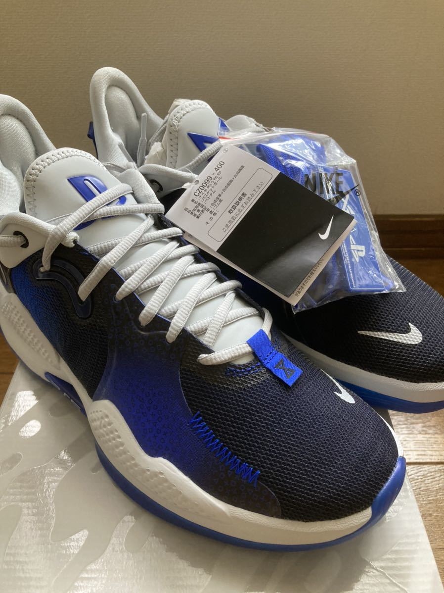 新品国内タグ付 NIKE PG 5 PS EP CZ-0099-400 PLAY STATION5 PAUL GEORGE プレイステーション