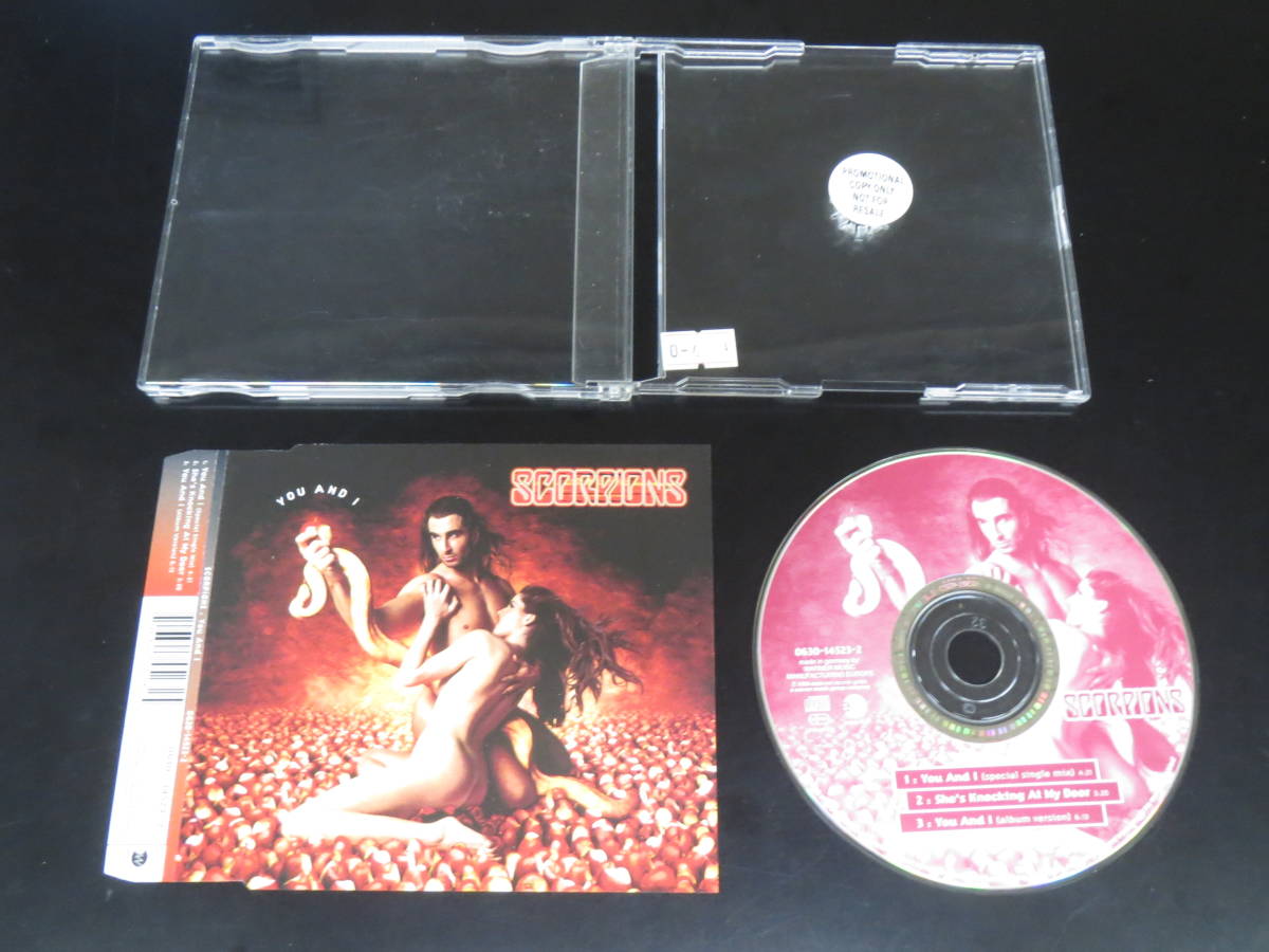 プロモ盤！Scorpions - You and I 輸入盤シングルCD（ドイツ 0630-14523-2, 1996）