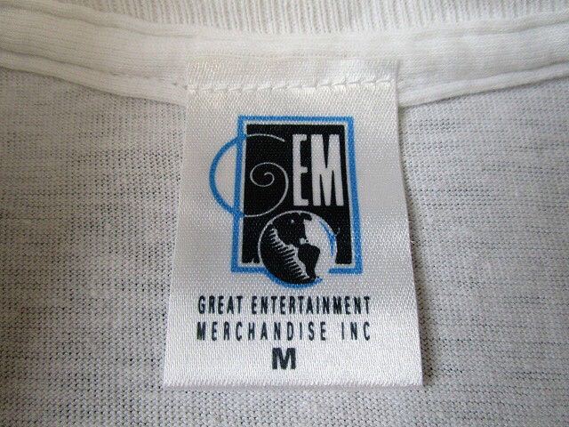 ヴィンテージ 80's デッドストック STRAY CATS ストレイキャッツ BLAST OFF ツアー Tシャツ M USA製 アメリカ製 ブライアンセッツアーの画像4