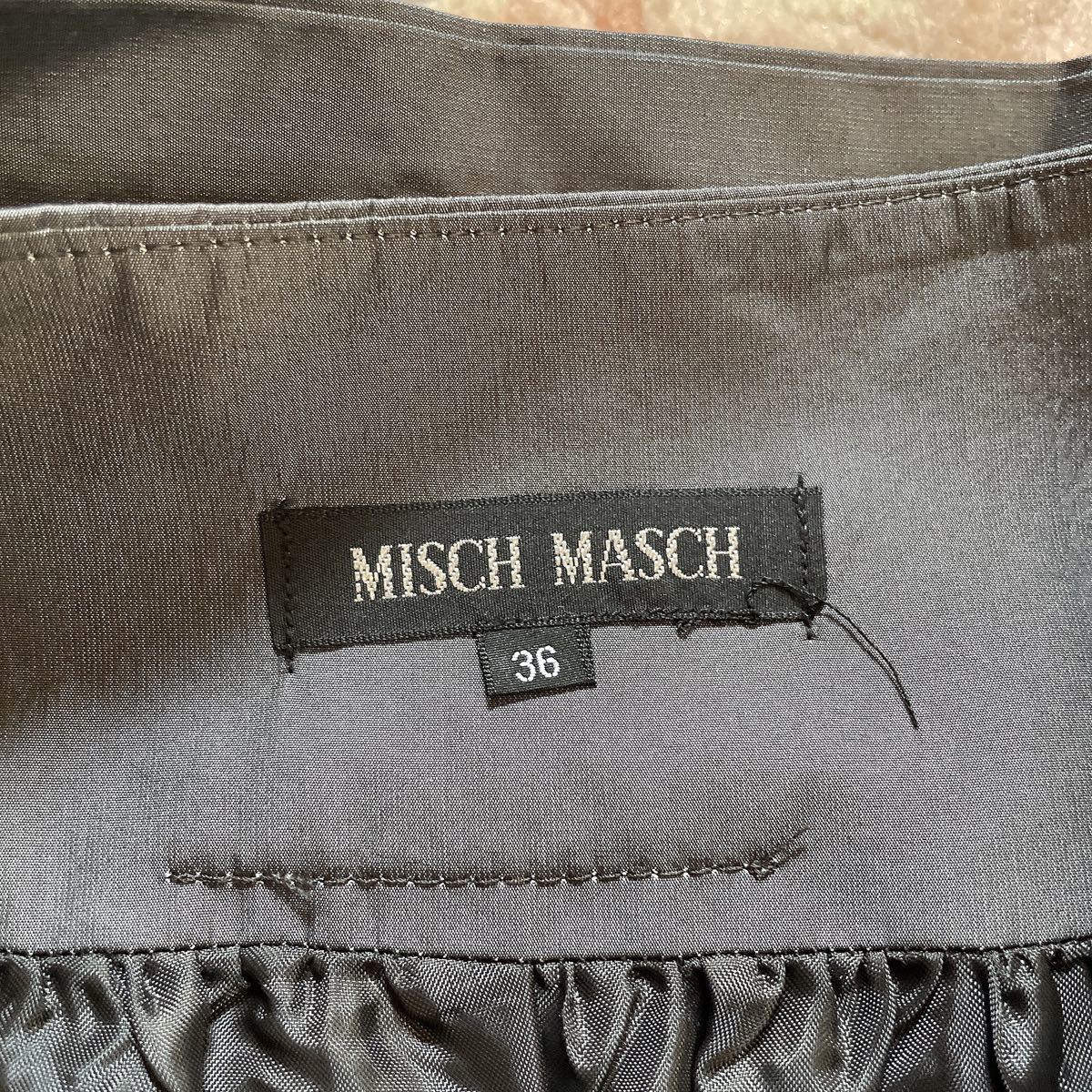 ミッシュマッシュ　スカート　グレー　36