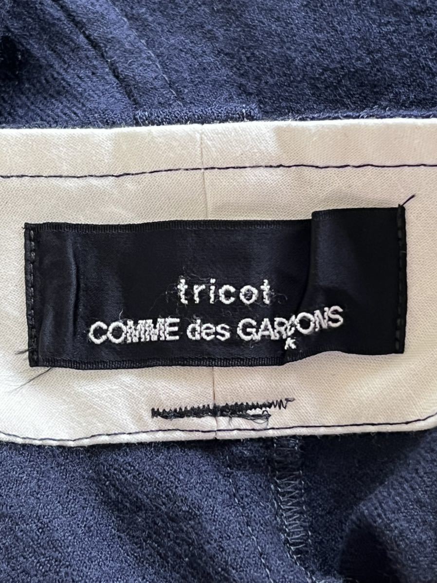 tricot COMME des GARCONS トリココムデギャルソン 2017年秋冬 17AW 【TT-P003】 AD2017 製品洗加工 ウール ワイド スラックスパンツ_画像5