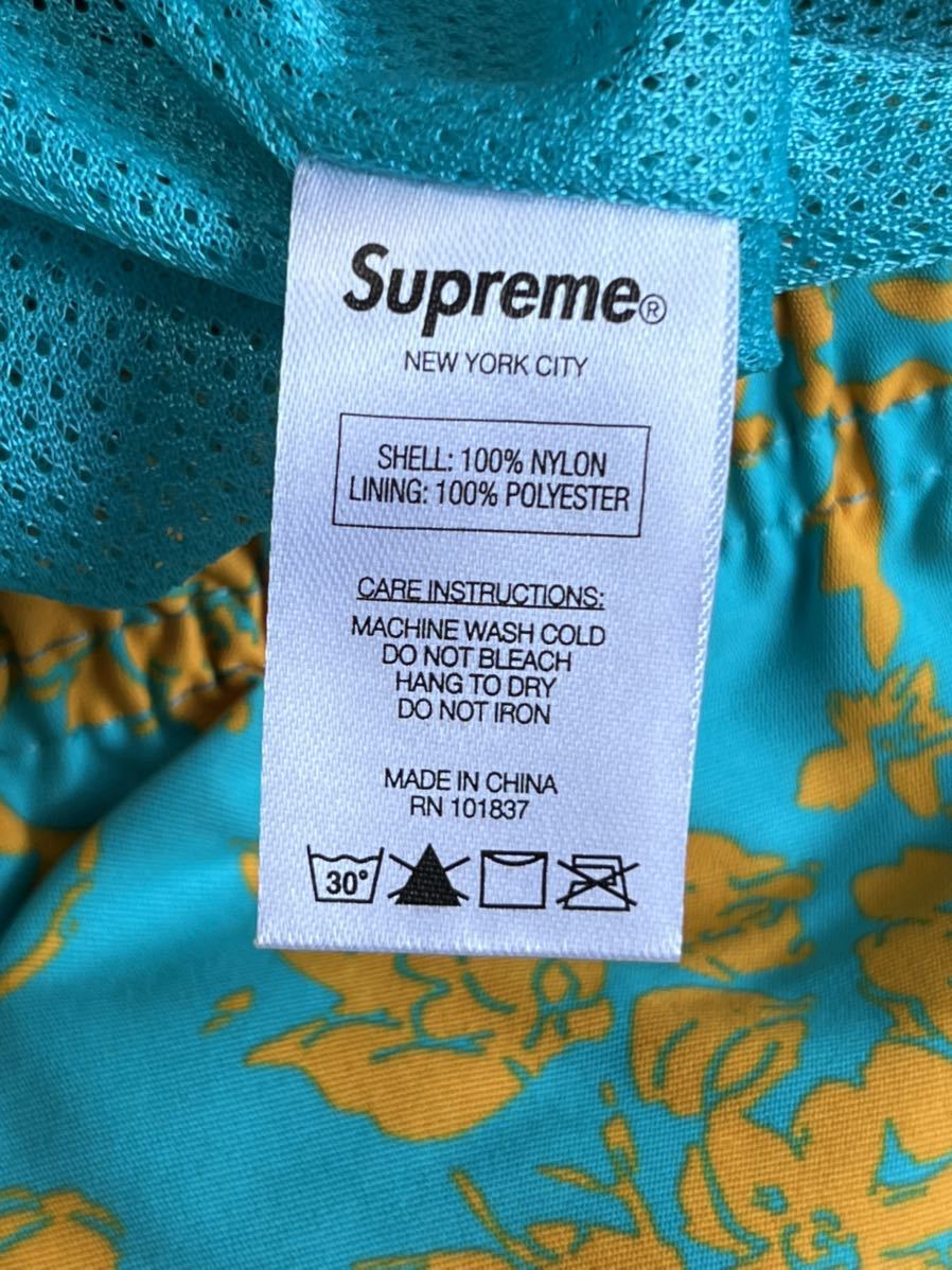 Supreme シュプリーム 【新品タグあり】2020年春夏アイテム 20SS Nylon Short Teal Froral フローラル ナイロン ショーツ ハーフパンツ_画像6