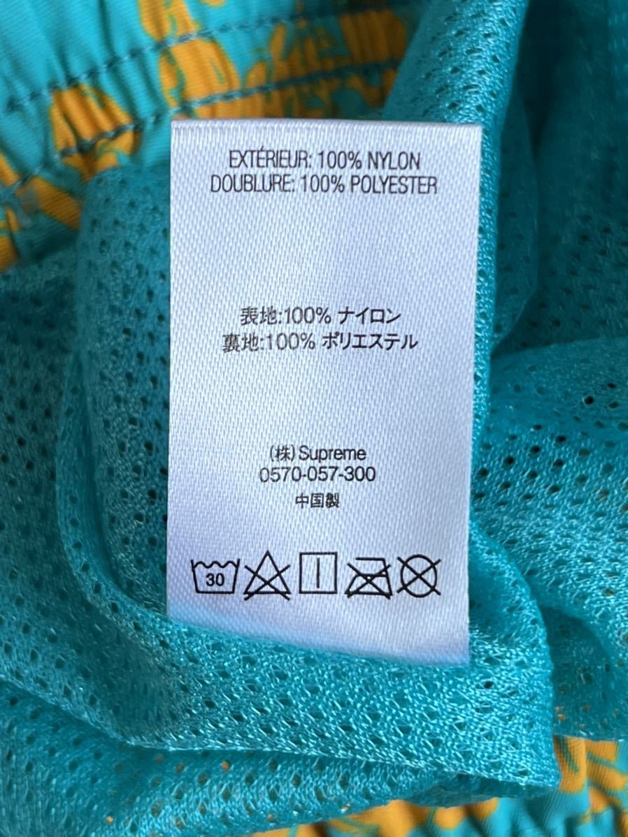 Supreme シュプリーム 【新品タグあり】2020年春夏アイテム 20SS Nylon Short Teal Froral フローラル ナイロン ショーツ ハーフパンツ_画像7