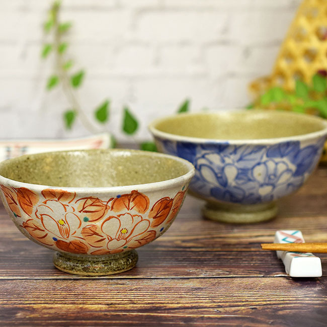 九谷焼 夫婦茶碗 金雲桜富士 陶器 ペア 和食器 日本製 見事な