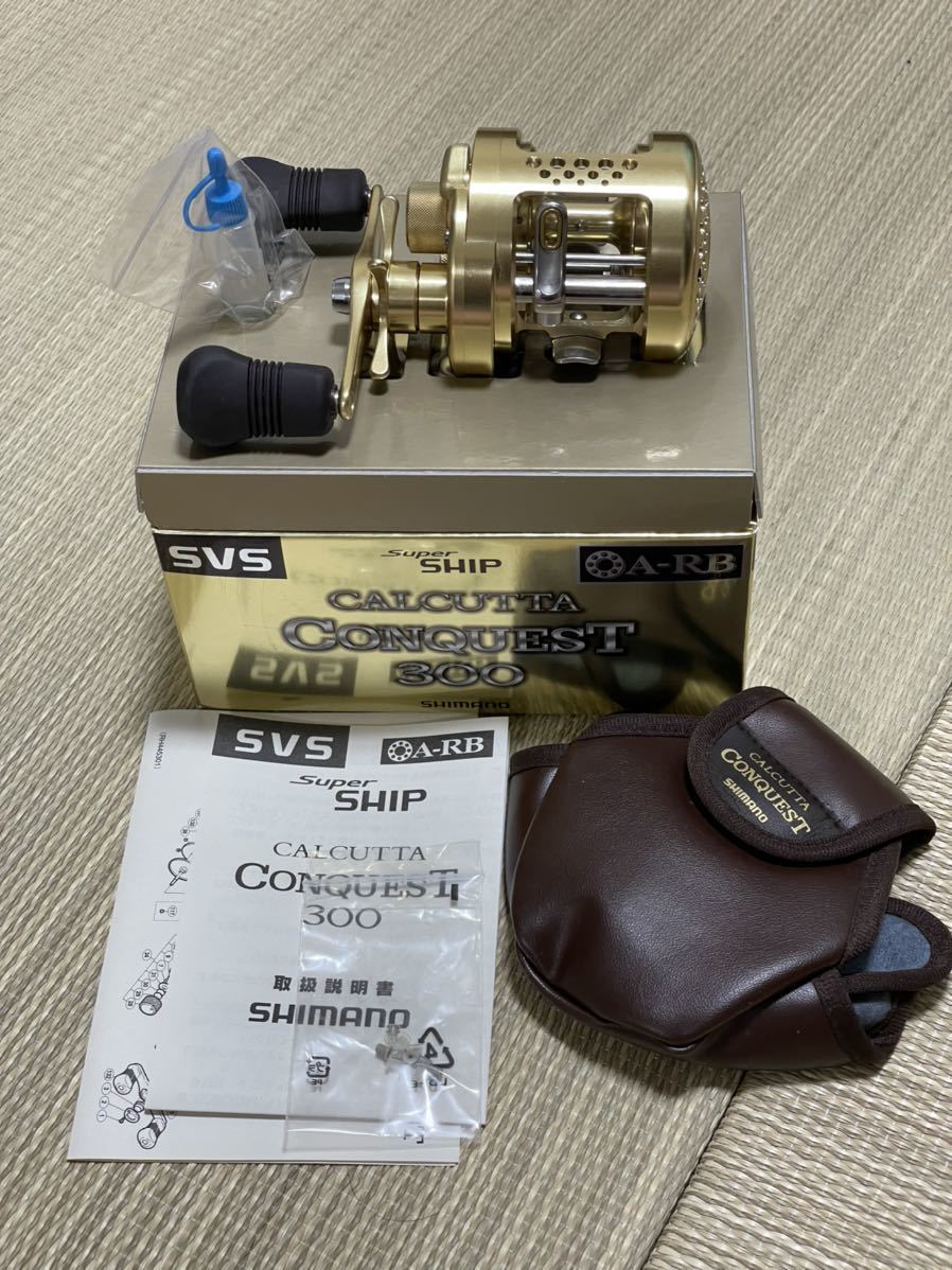 新品未使用 シマノ カルカッタコンクエスト300 右SVS A-RB