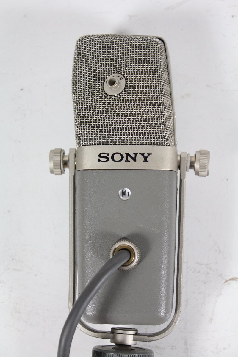 ○SONY C-38B コンデンサー マイク 昭和レトロ ソニー ハードケース