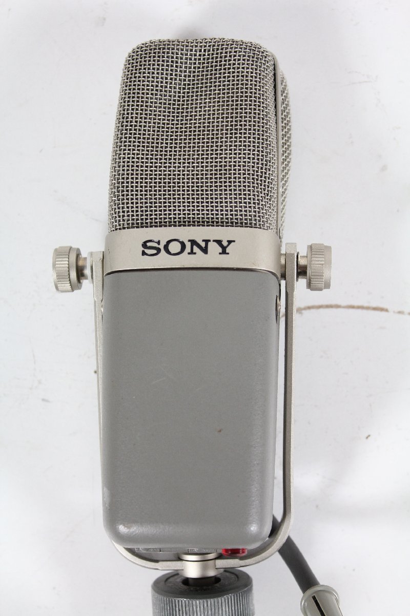 ○SONY C-38B コンデンサー マイク 昭和レトロ ソニー ハードケース