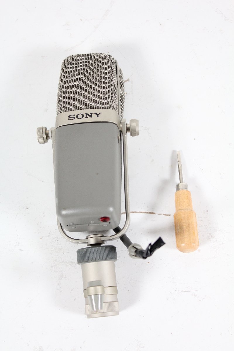 ○SONY C-38B コンデンサー マイク 昭和レトロ ソニー ハードケース