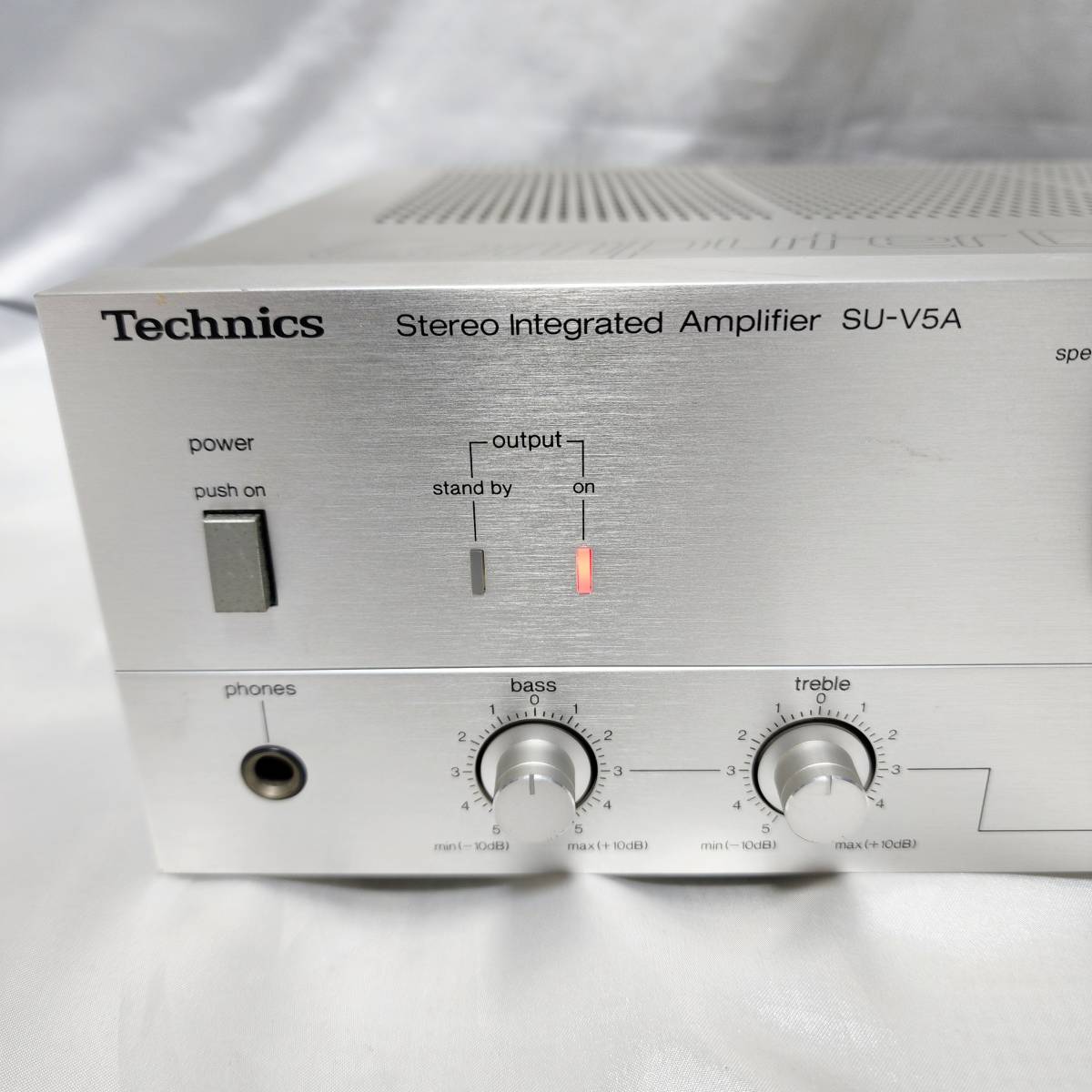 Technics テクニクス アンプ Stereo Inntegrated Amplifer SU-V5A 昭和レトロ 通電OK 動作未確認_画像3