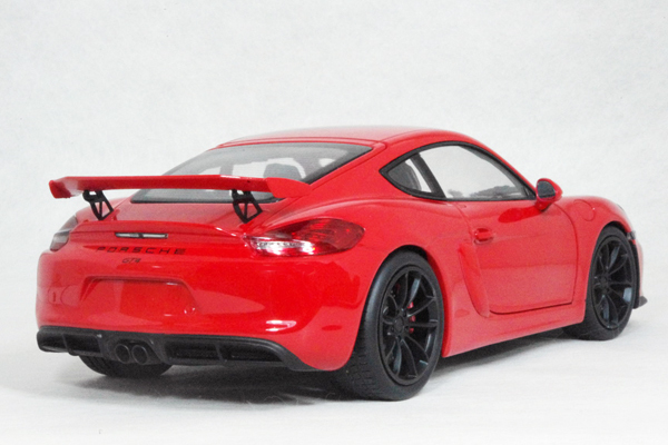 * 1/18 Porsche = Cayman GT4 / red = Porsche Cayman