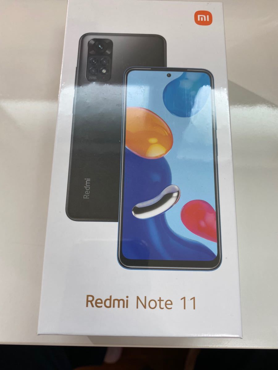 Xiaomi Redmi Note11新品未開封トワイライトブルー スマートフォン本体 日本正式代理店