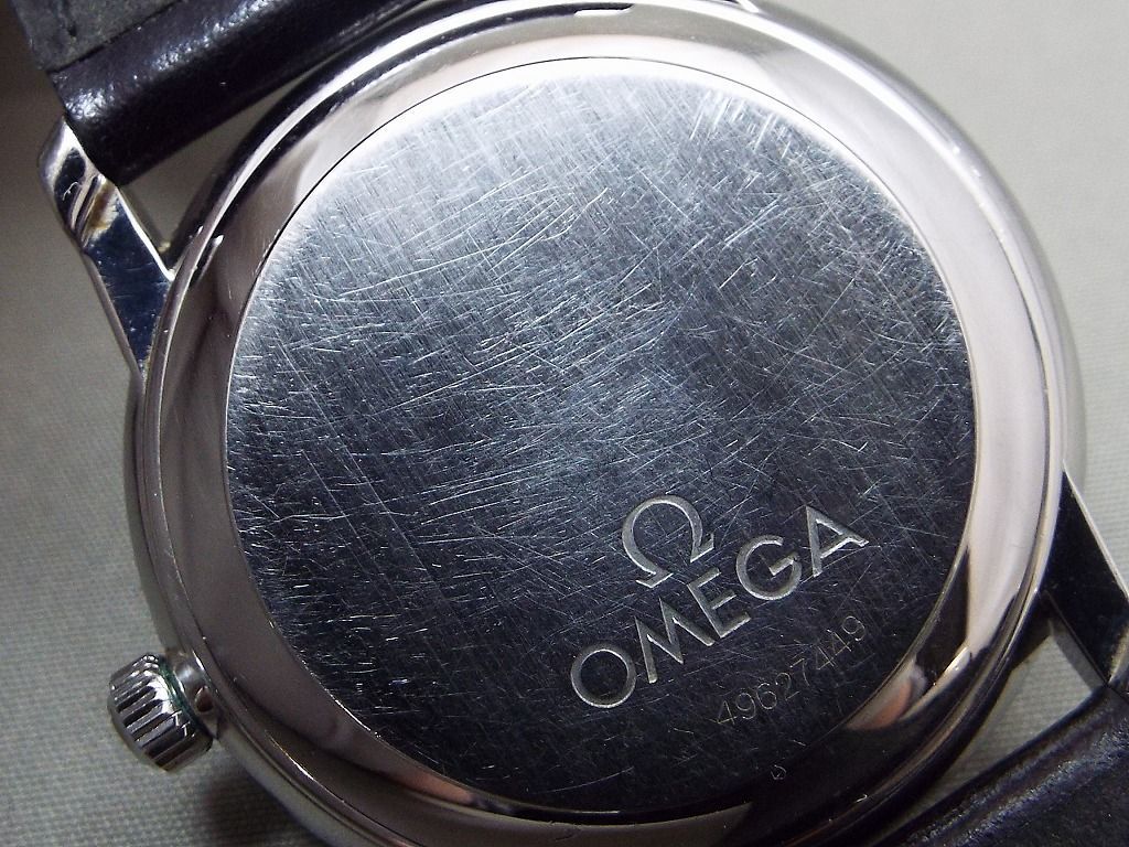 1円〜!! OMEGA/オメガ クロノメーター プレステージ デイト 自動巻き メンズ腕時計 【W5610y】_画像6