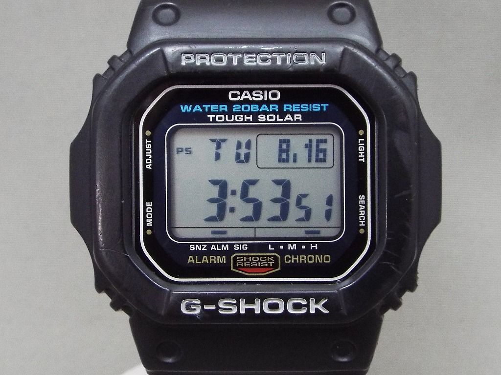 CASIO/カシオ G-SHOCK タフソーラー デジタル腕時計 G-5600E 【W5622y】_画像1