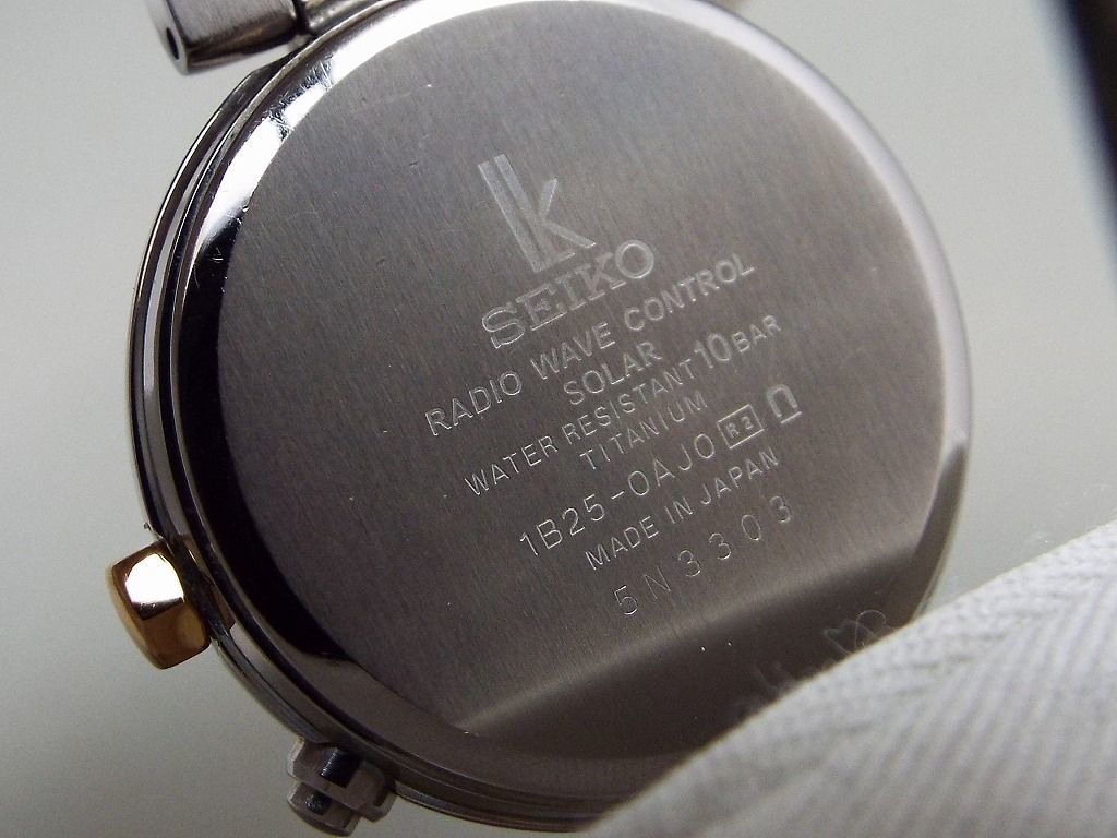 1円〜!! SEIKO/セイコー ルキア 電波ソーラー レディース腕時計 1B25-0AJ0 【W5619y】_画像5