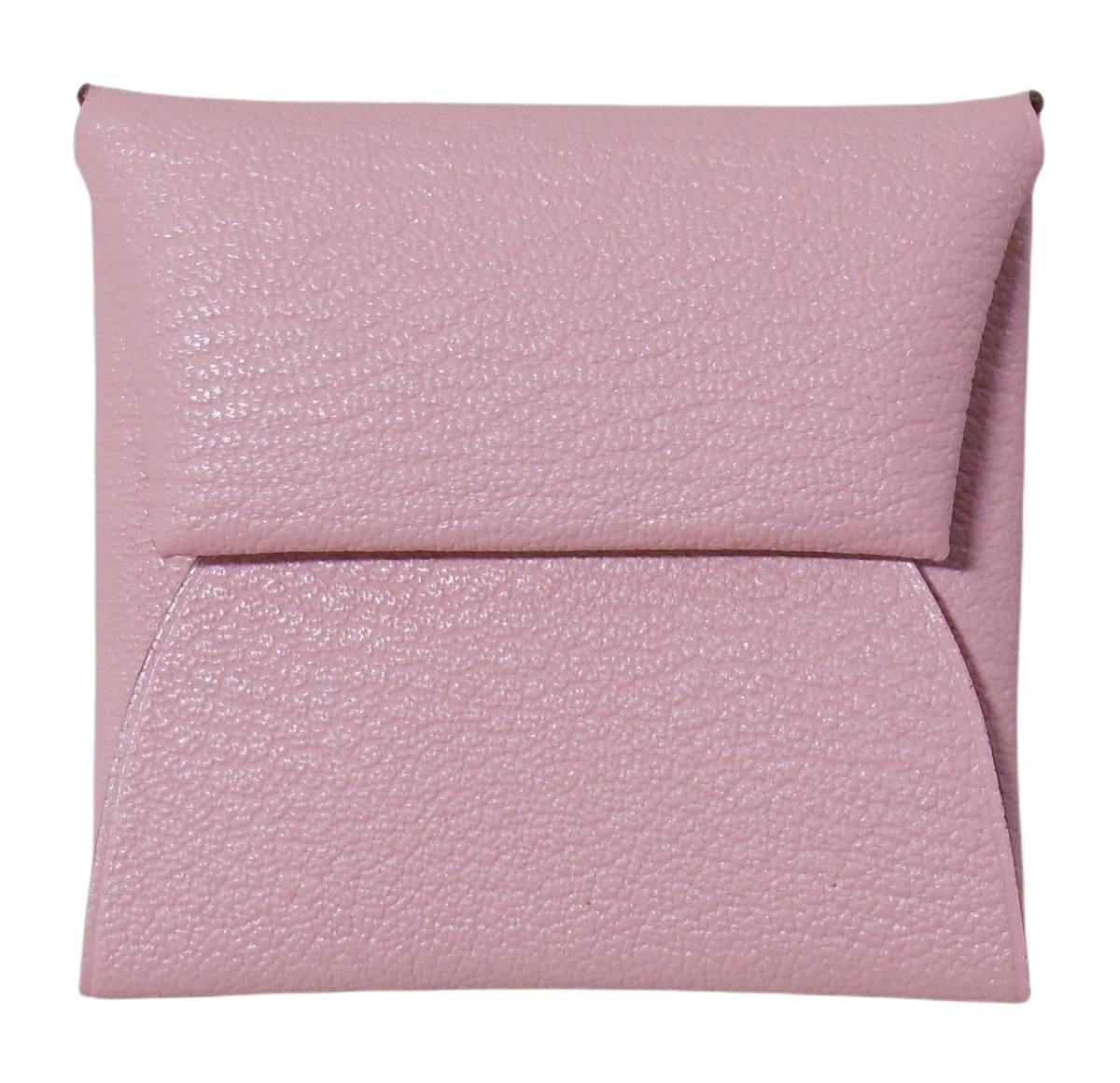 エルメス バスティア モーヴシルベストル シェ―ヴル ミゾール 小銭入れ 財布 HERMES PORTE-MONNAIE BASTIA CHEVRE MYSORE MAUVE SYLVESTRE