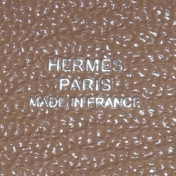 エルメス バスティア ケブラーチョ シェーヴル ミゾール 小銭入れ 財布 HERMES BASTIA CHEVRE MYSORE QUEBRACHO_画像4