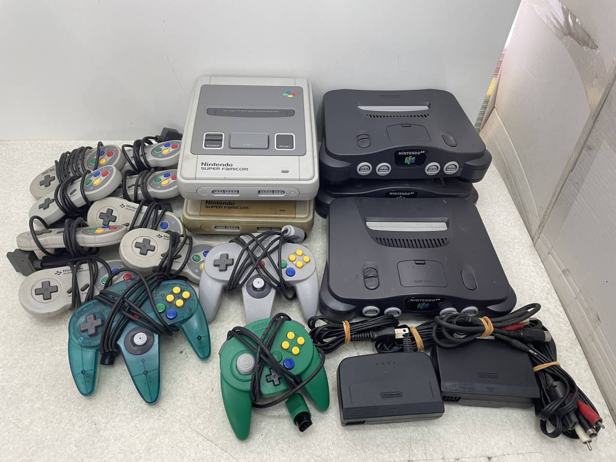O-3】 NINTENDO64 N64 スーパーファミコン SFC 本体 セット まとめて