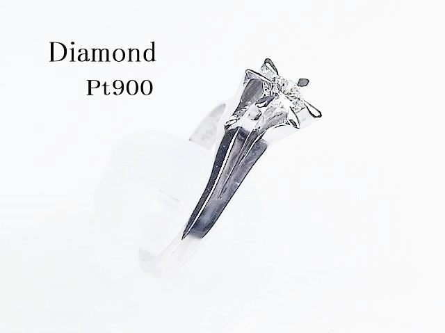 天然ダイヤモンド ０．２４６ｃｔ Ｆカラー ＶＶＳ１ ＧＯＯＤ・プラチナリング［ソーティング付］