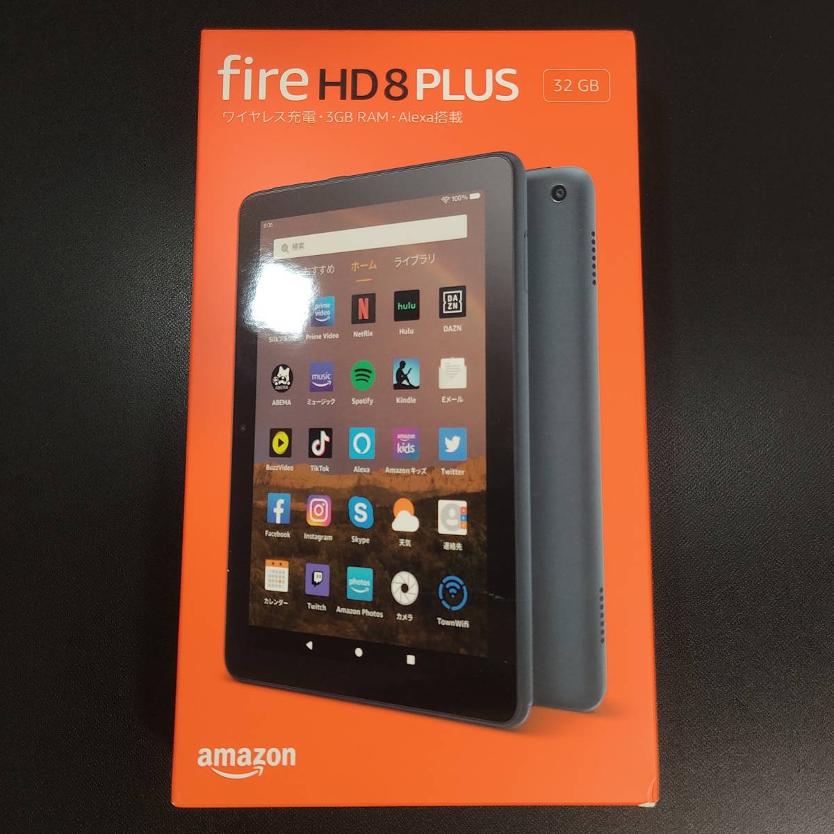 [箱にややダメージあり]Amazon Fire HD 8 PLUS タブレット スレート 32GB 第10世代
