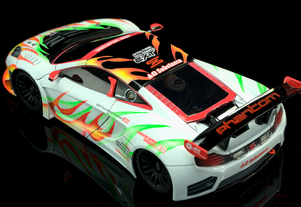 ミニッツレーサー用ホワイトボディ　マクラーレン12C GT3塗装済完成品　送料無料_画像6