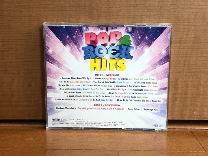 激レア オムニバス V.A. 2010年 CD+DVD Pop & Rock Hits 国内盤 ディズニー Miley Cyus Jonas Brothers Hannah Montana_画像2