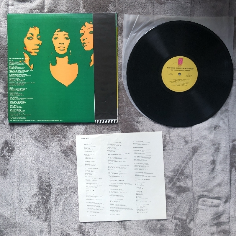 スリー・ディグリーズ Three Degrees 1974年 LPレコード The Three Degrees & MFSB Show 国内盤 R&B / Soul Midnight Train_画像5