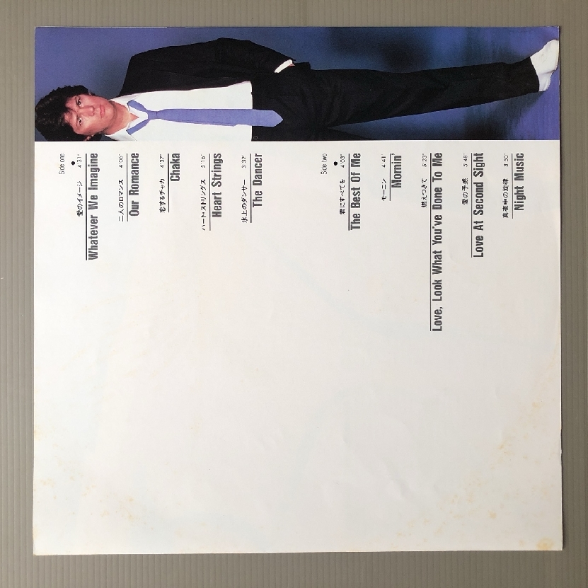 美盤 デイヴィッド・フォスター David Foster 1983年 LPレコード 君にすべてを The Best Of Me 国内盤 JayGradon Jeff Porcar_画像6