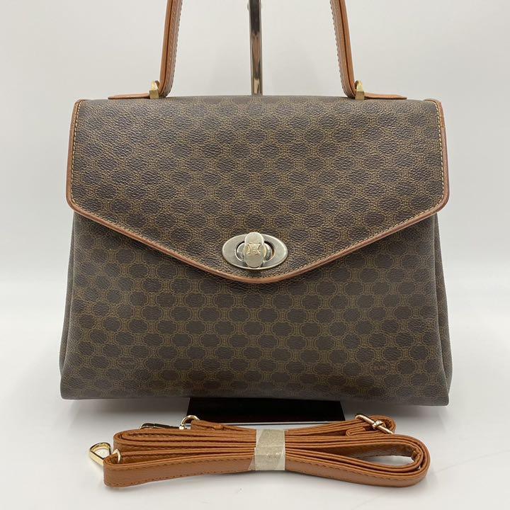 希少】CELINE セリーヌ 2way ショルダーバッグ ターンロック マカダム