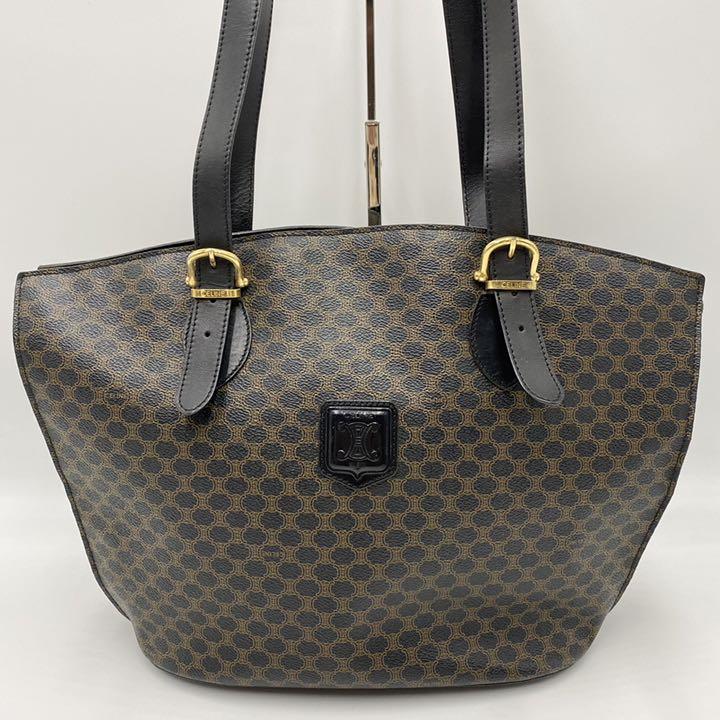 即納!最大半額! 極美品 CELINE セリーヌ トートバッグ マカダム