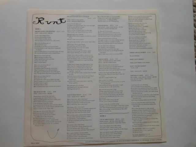 ☆LP レコード Todd Rundgren　Runt　トッド・ラングレン　☆_画像3