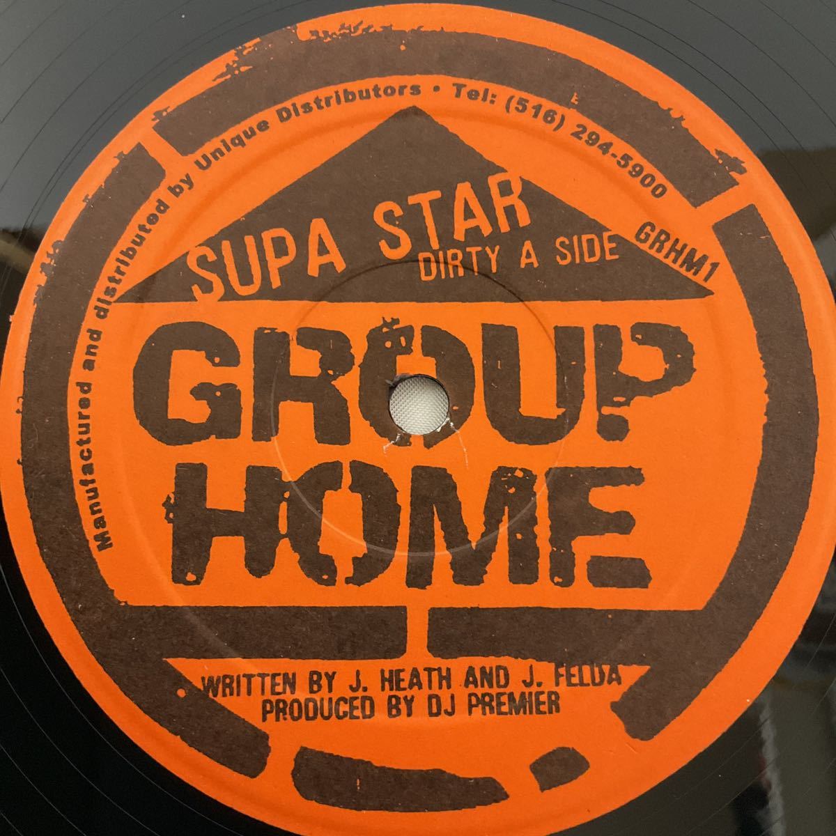 Group Home / Supa Star / 12inch レコード / GRHM1 / Gang Starr / DJ Premier / GURU / HIP HOP / RAP_画像1