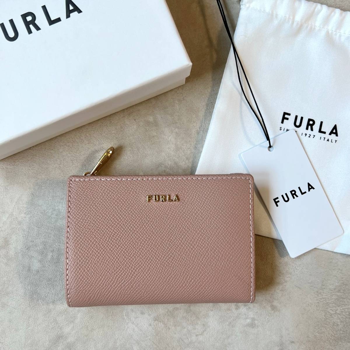 再入荷！】 【新品未使用箱付き】FURLA フルラ 二つ折り財布 ミニ