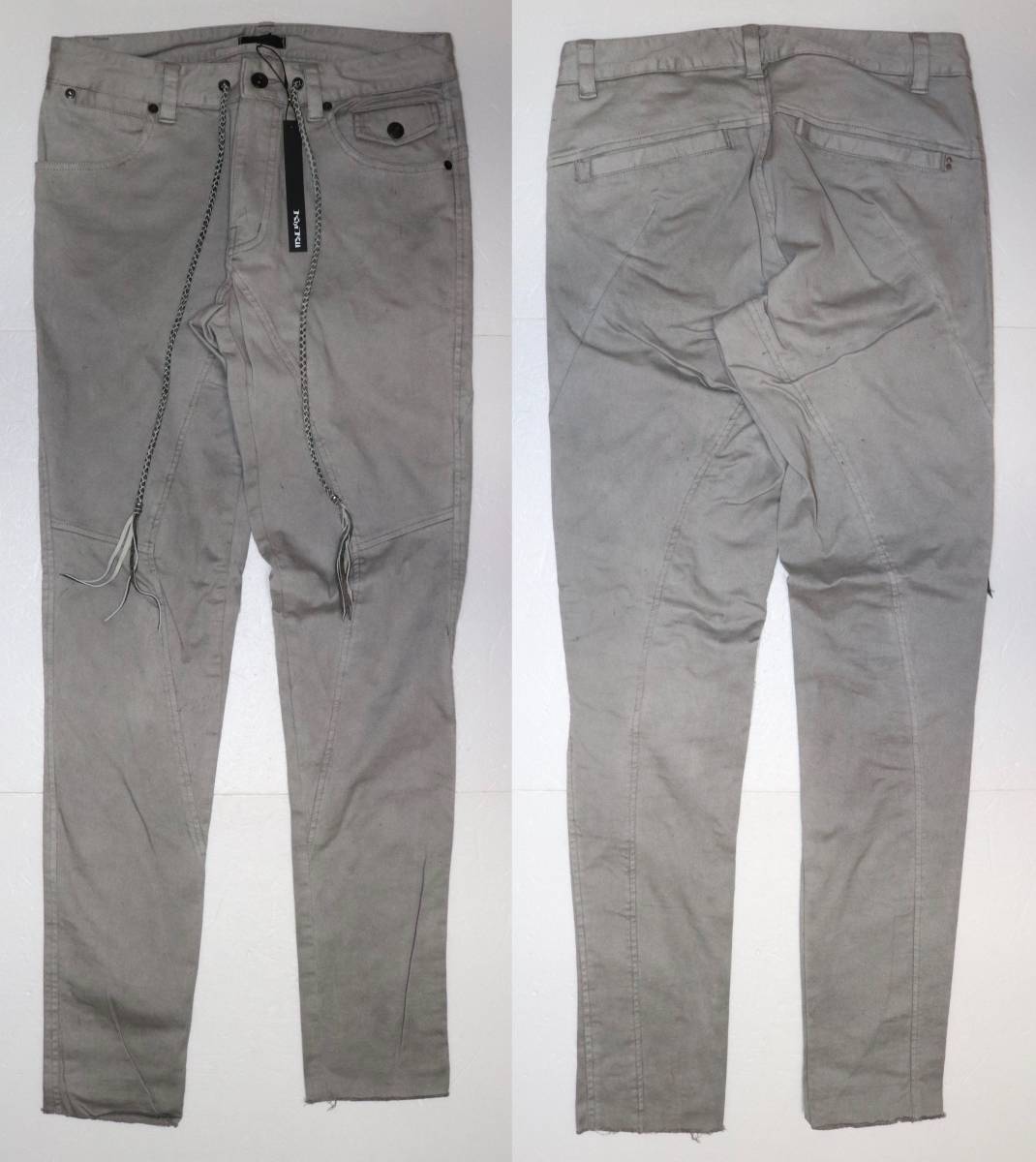 定価28000 新品 本物 KMRii Pigment Dye Stretch Twill Pants パンツ 2101-PT01A 2 ケムリ 6200