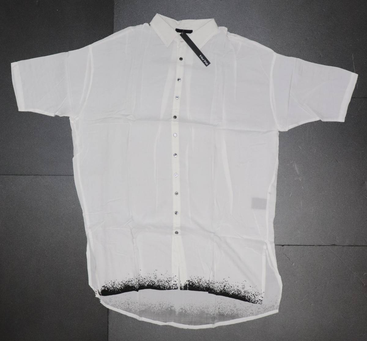 最高 Shirt Lazy Rayon Discharged KMRii 本物 新品 / 6333 ケムリ 3
